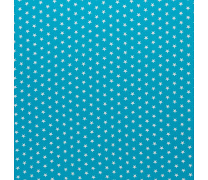 Baumwolle - Sternchen 1cm türkis